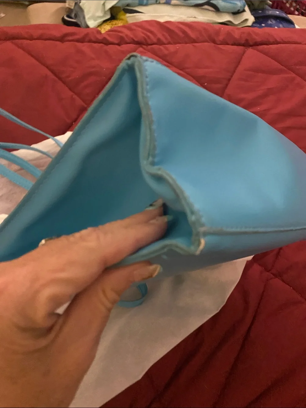 Telfar Sky Blue Small Shopping Tote